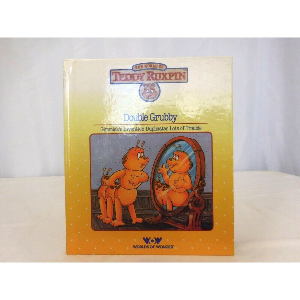 Teddy Ruxpin The Story of Double Grubby HC Book ONLY Vintage 1985